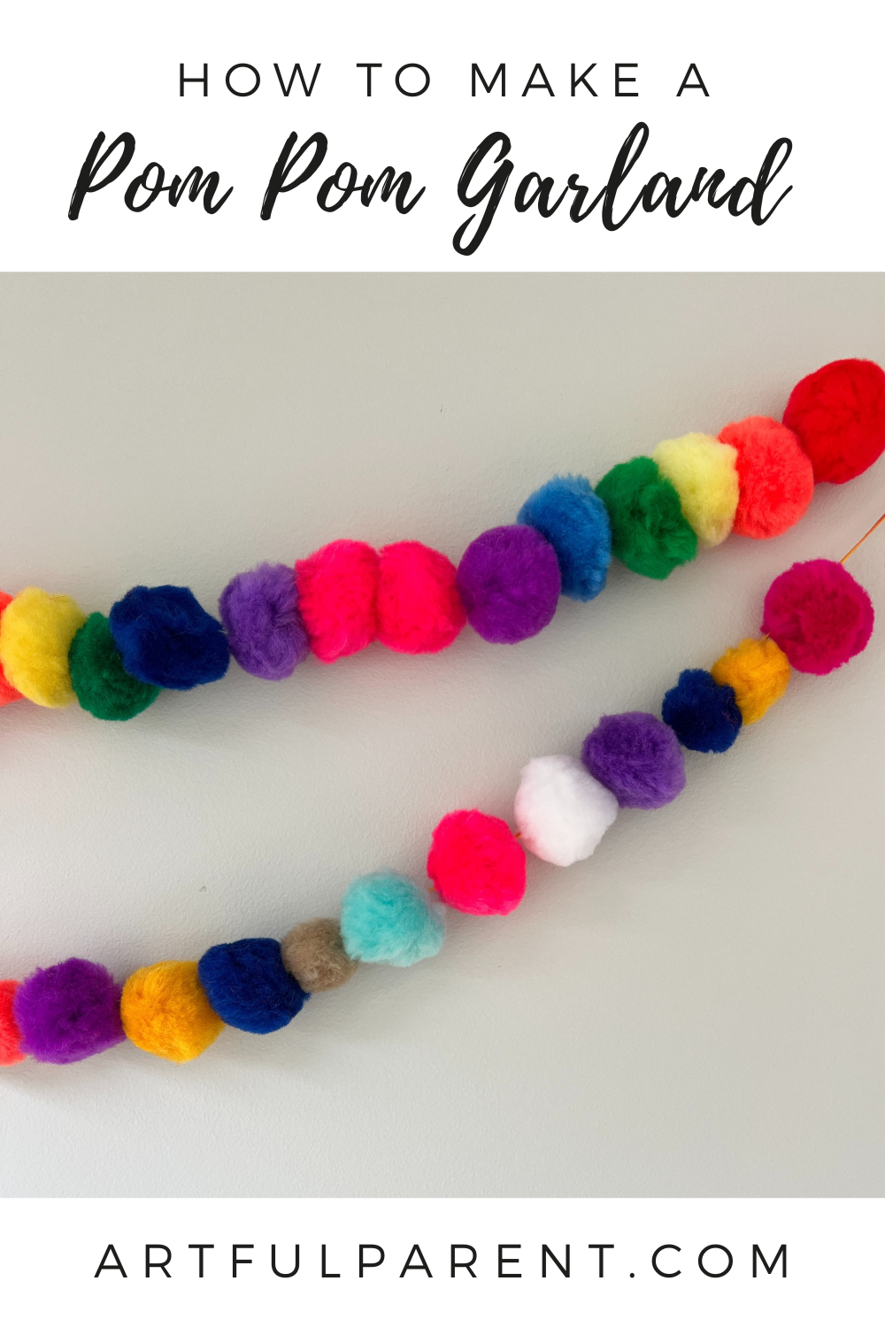 pom pom garland pinterest