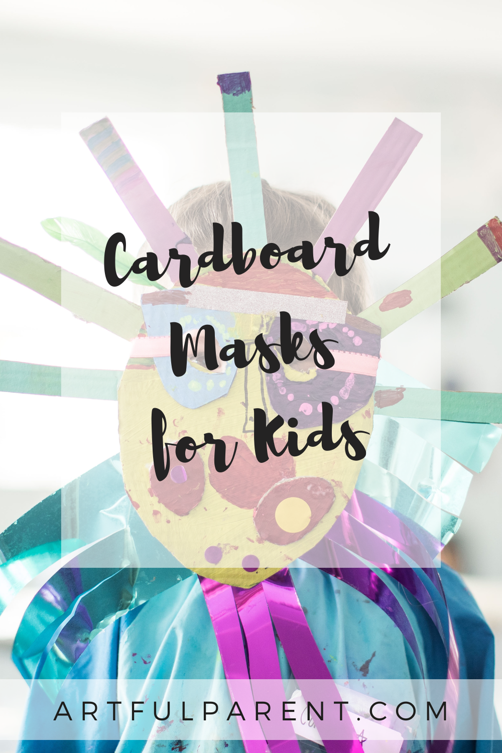 How to Make Cardboard Masks with Kids