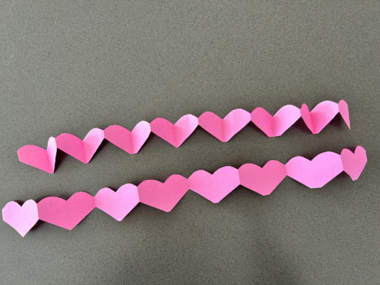 heart paper chains-2