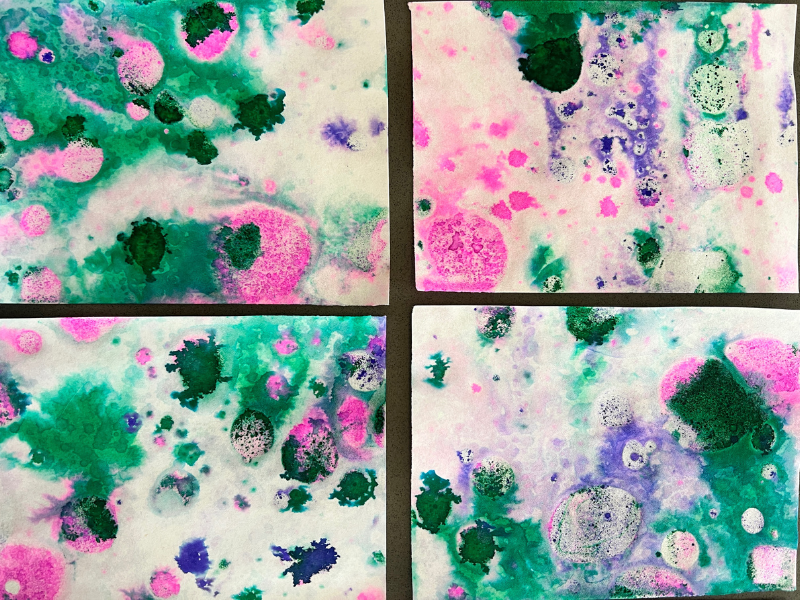 paper marbling with oil-3