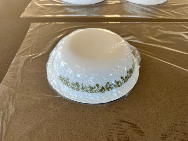 plastic wrap bowl