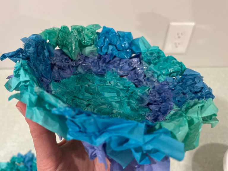 tissue paper nest