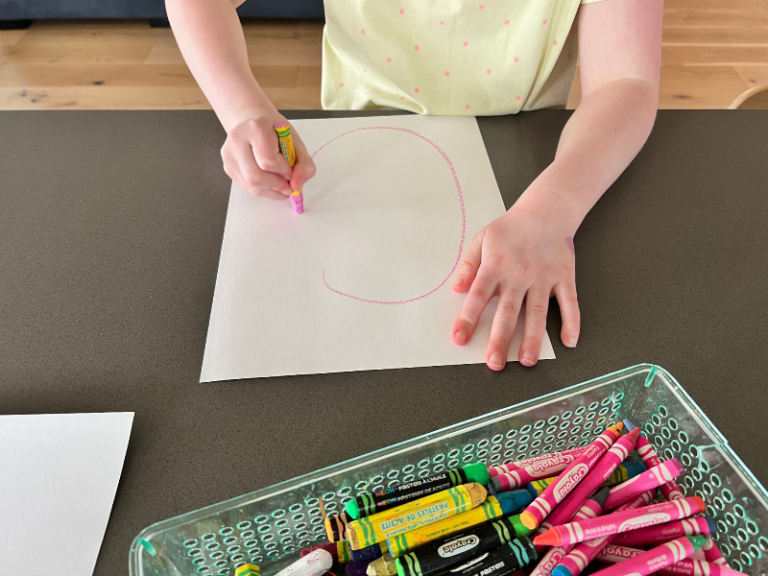 drawing an egg