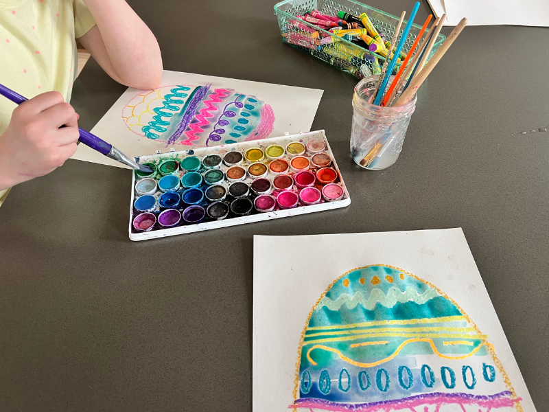 How to Make Easter Egg Drawings for Kids