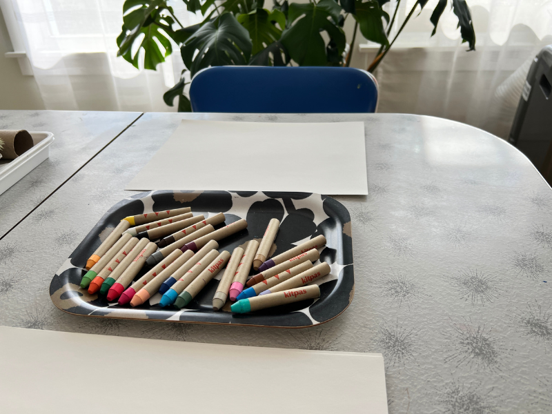 invitation to create on table