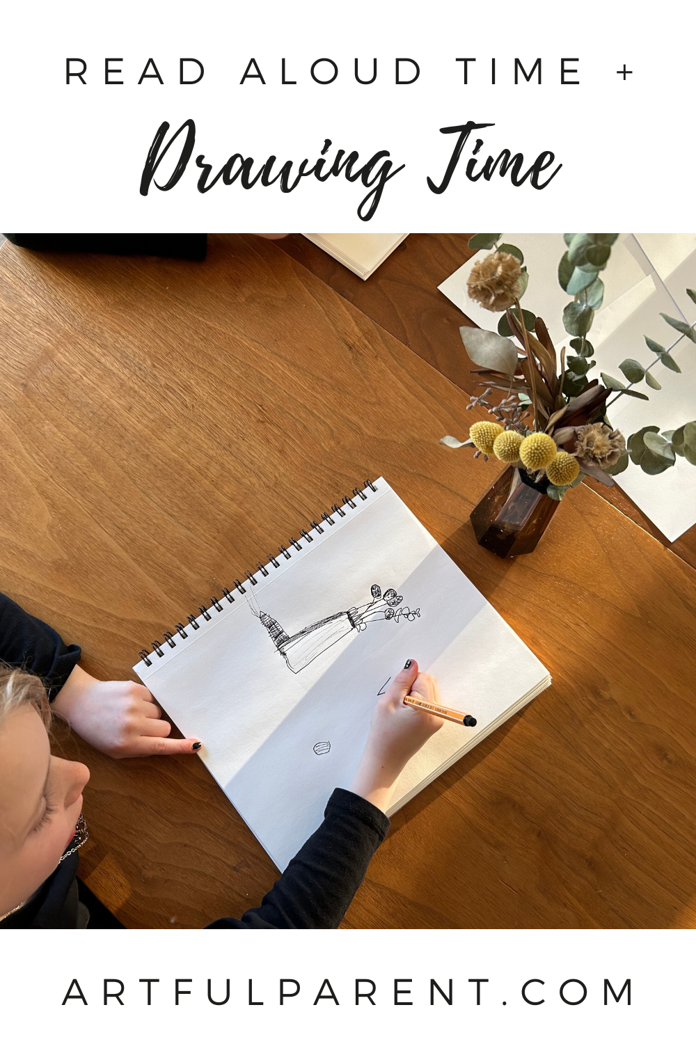 How to Combine Read Aloud Time with Drawing Time