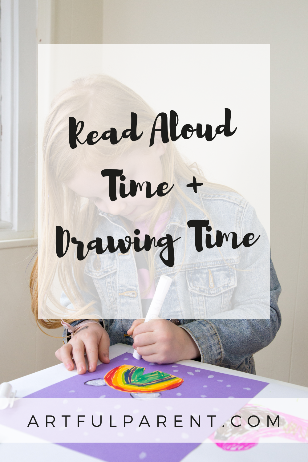 How to Combine Read Aloud Time with Drawing Time