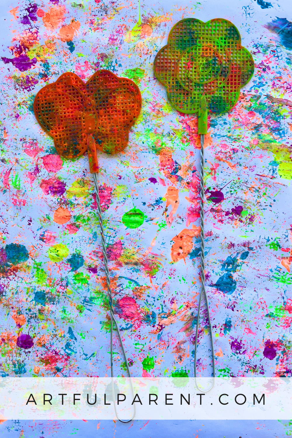 How to Do Fly Swatter Painting for Kids