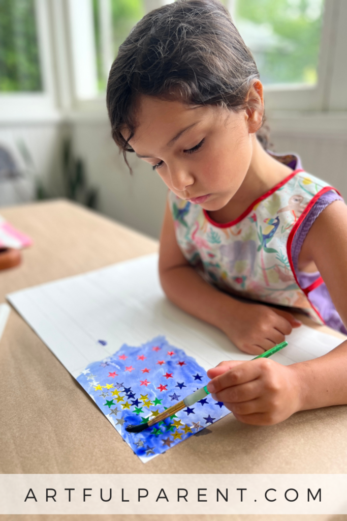 how to make flag art for kids_Pin
