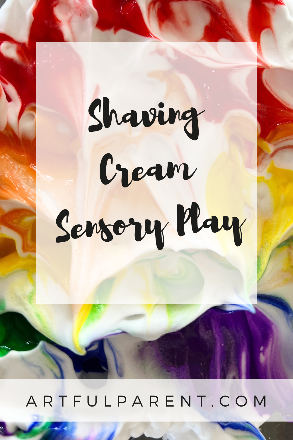 Shaving Cream Sensory Play Ideas for Kids