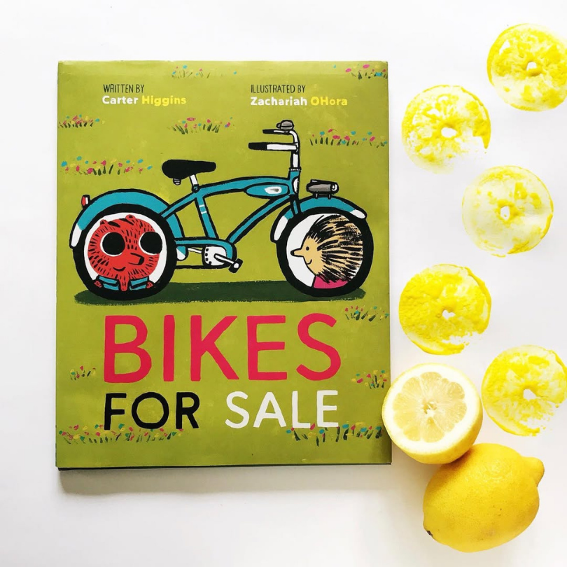 bikes and lemon prints book