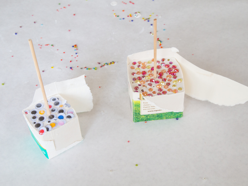 plaster display stand