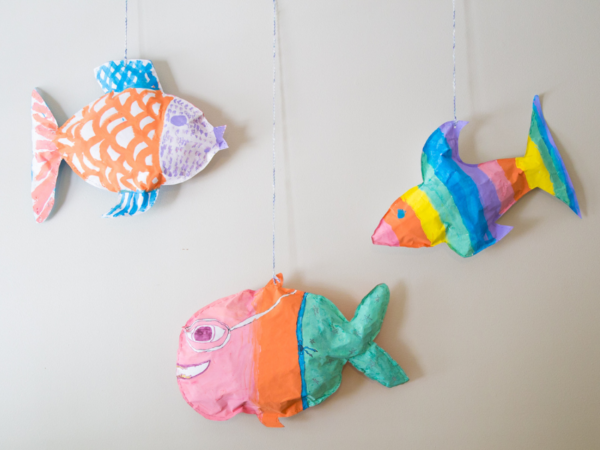 How to Make Stuffed Paper Fish - The Artful Parent