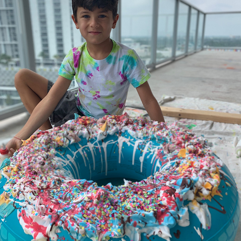 donut sensory play