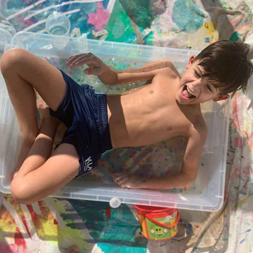 pool sensory play