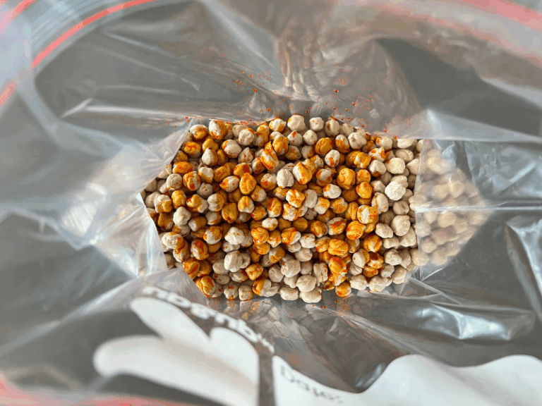 chickpeas with paint