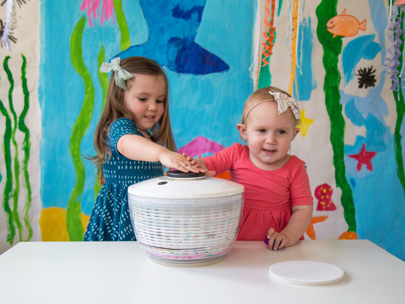 spin painting together