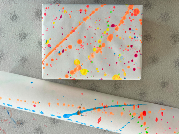 How to do Splatter Painting with Kids