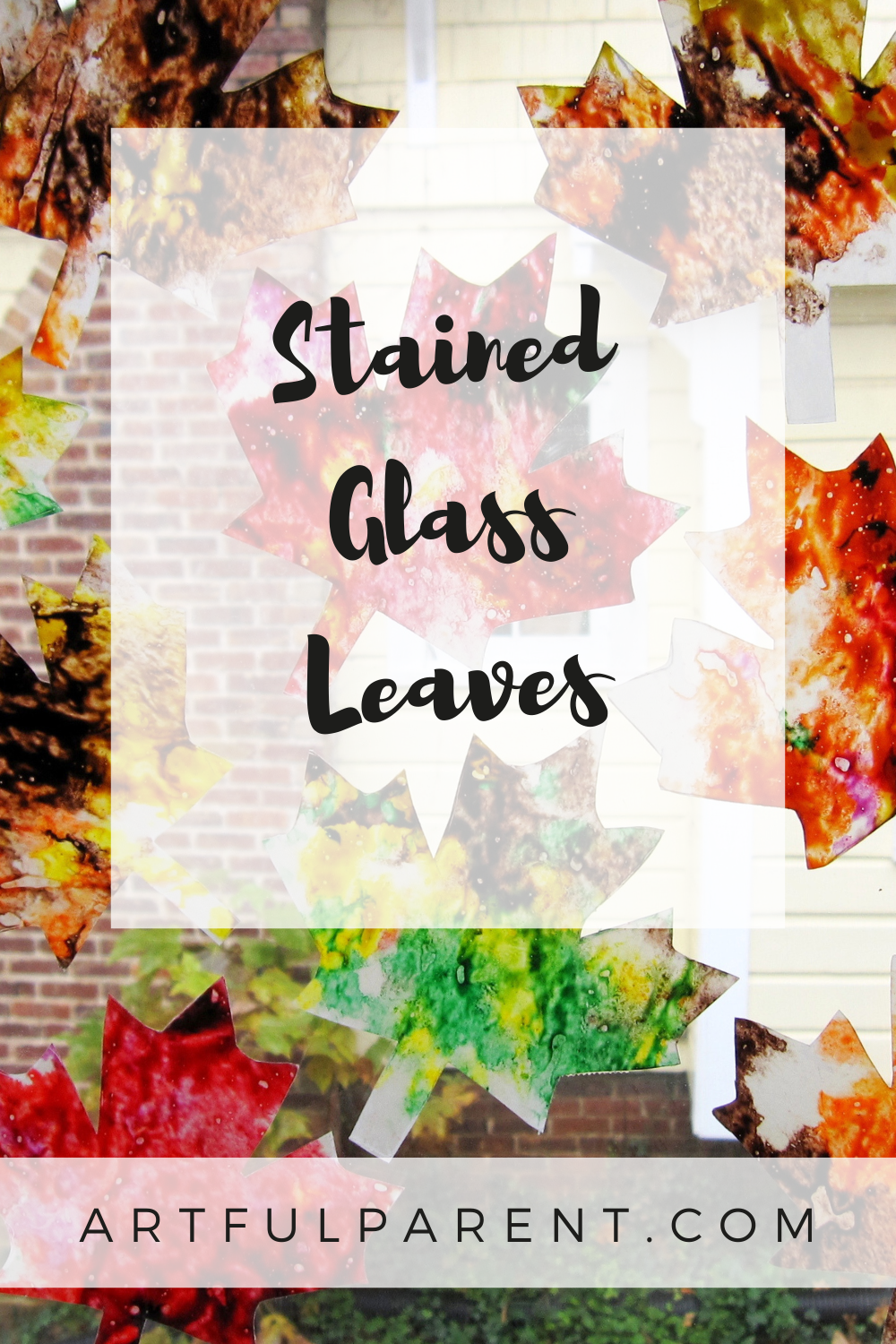 How to Make Stained Glass Leaves for Kids